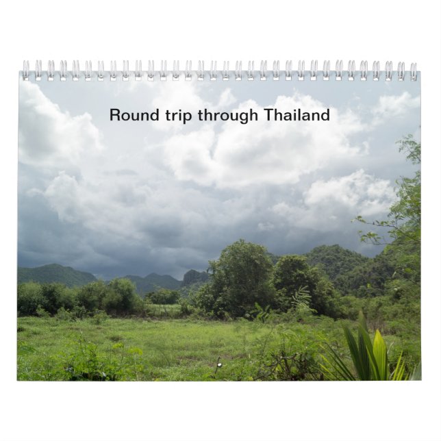 Calendario Rundreise durch Thailand Kalender (Tapa)