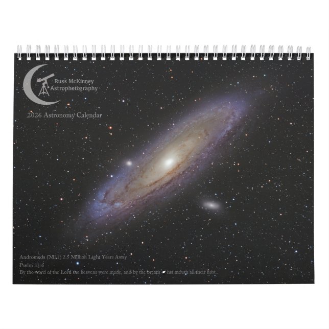 Calendario Russ McKinney's 2026 Astrophotography Calendar (Tapa)