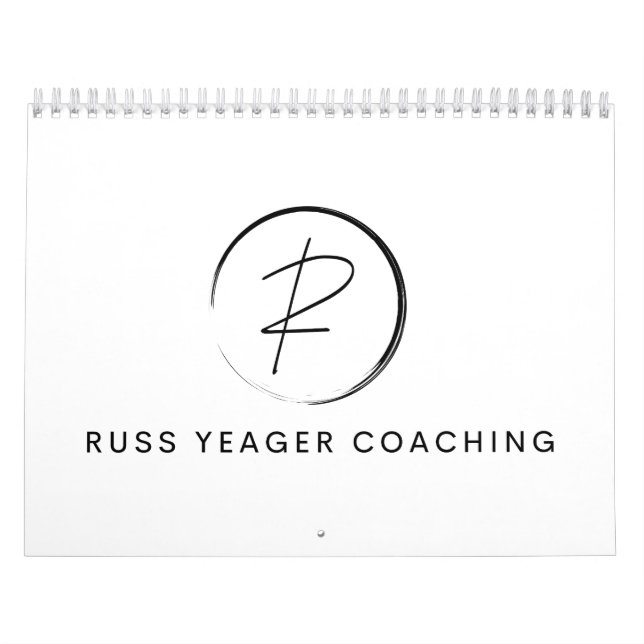 Calendario Russ Yeager Coaching Signature Logo (Tapa)