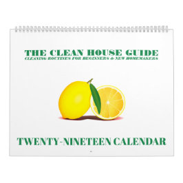 Calendario Rutas de limpieza de casas para principiantes 2019