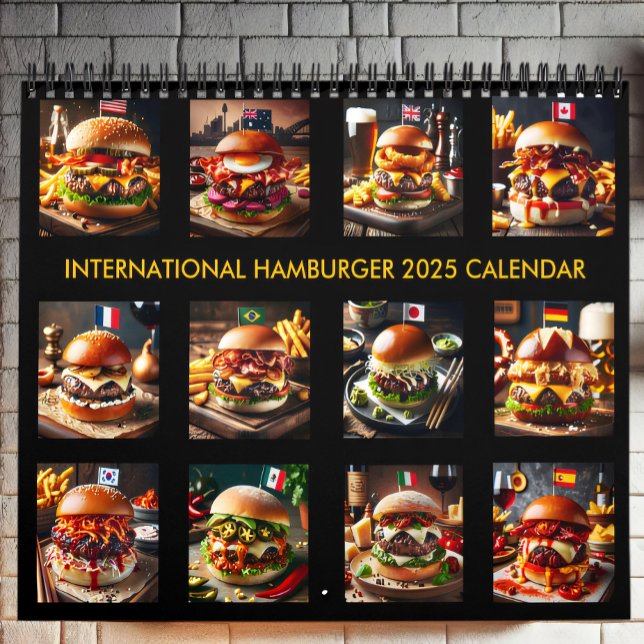 Calendario Sabor del mundo: Hamburguesas Internacionales 2025 (Subido por el creador)