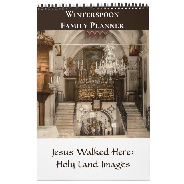 Calendario Sacred Sites in the Holy Land Calendar (Tapa)