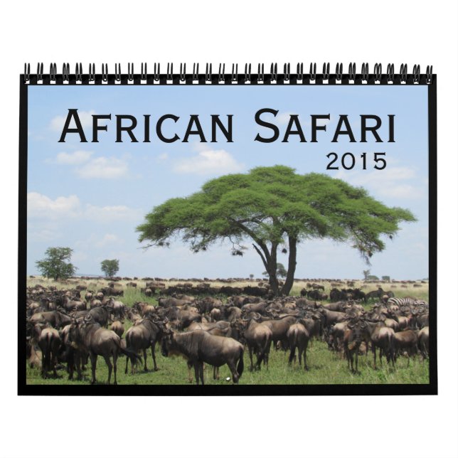 Calendario safari 2015 (Tapa)