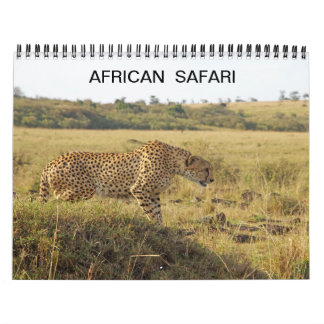 CALENDARIO SAFARI AFRICANO