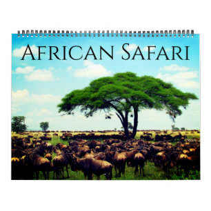Calendario safari africano 2026 grande