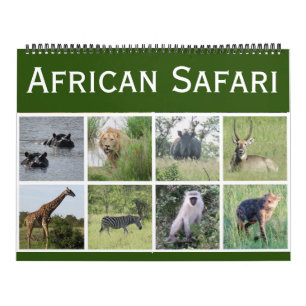 Calendario safari africano 2026 grande