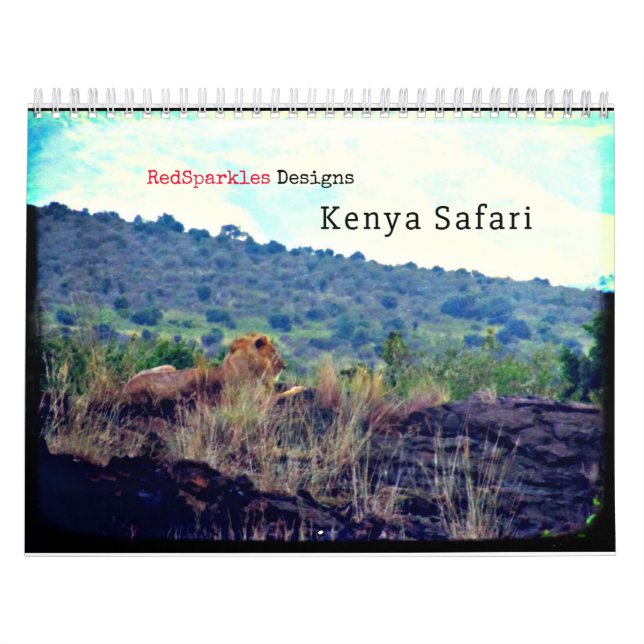 Calendario Safari de Kenia (Tapa)