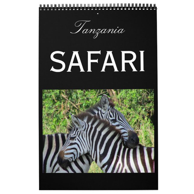 Calendario safari en tanzania (Tapa)