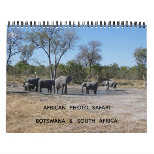 CALENDARIO SAFARI FOTOGRÁFICO AFRICANO - BOTSUANA Y SUDÁFRICA