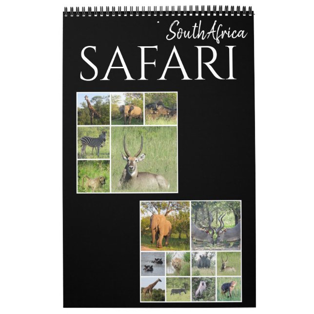 Calendario safari sudafricano 2026 (Tapa)