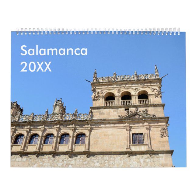 Calendario Salamanca, España, 12 meses (Tapa)