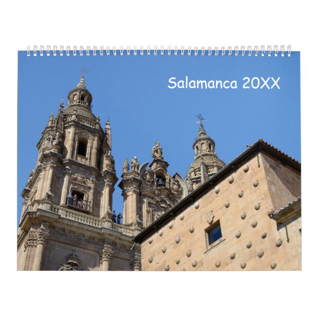 Calendario Salamanca, España, 12 meses (Tapa)