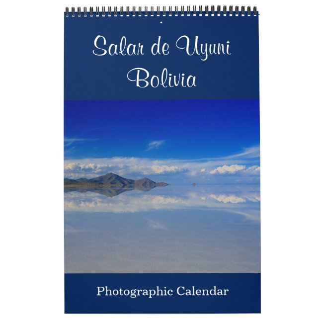 Calendario Salar de Uyuni Bolivia (Tapa)