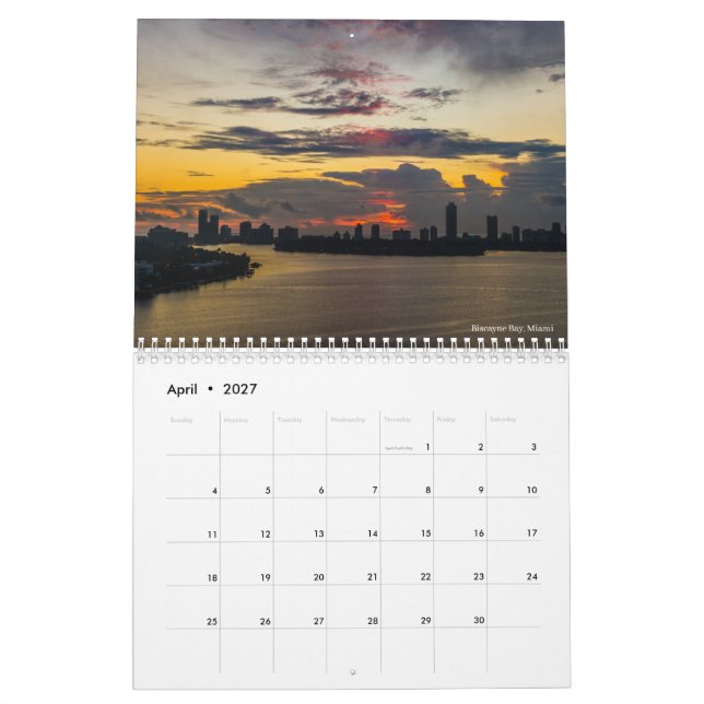 Calendario Salida del sol y puesta del sol (Apr 2027)