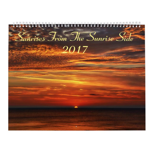 Calendario Salidas del sol de la cara 2017 de la salida del (Tapa)