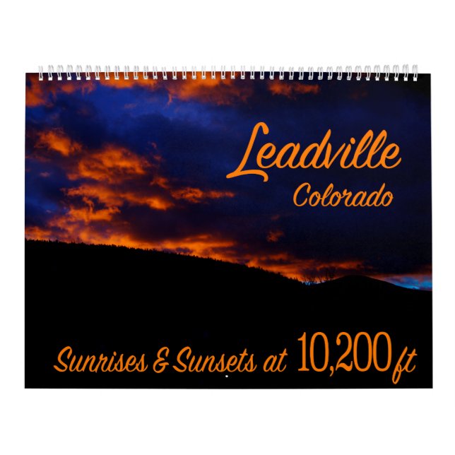 Calendario Salidas del sol y puestas del sol de Leadville (Tapa)