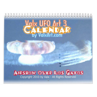 Calendario Salón aeronáutico del UFO sobre Los Gatos