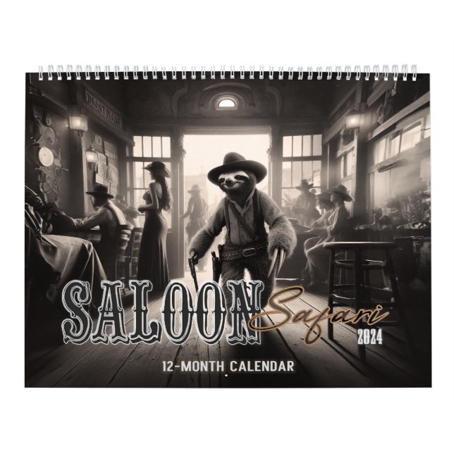 Calendario Saloon Safari (Tapa)