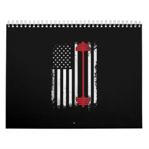 Calendario Saltos planos de elevación de peso, entrenamiento,