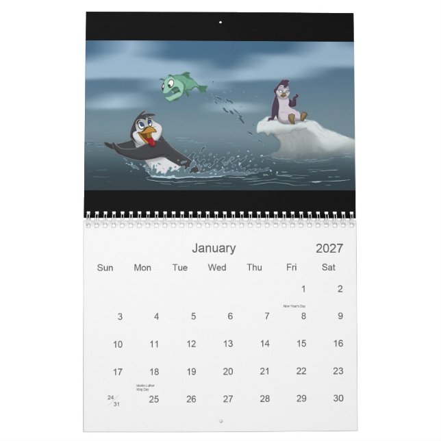 Calendario salvaje del mundo 2011 (Jan 2027)