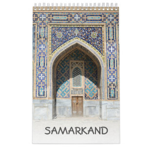 Calendario Samarcanda, Uzbekistán, 12 meses