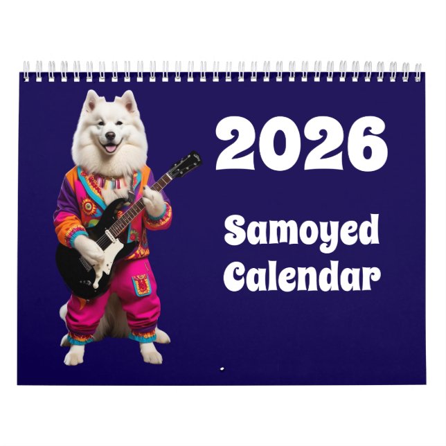 Calendario Samoyed (Tapa)