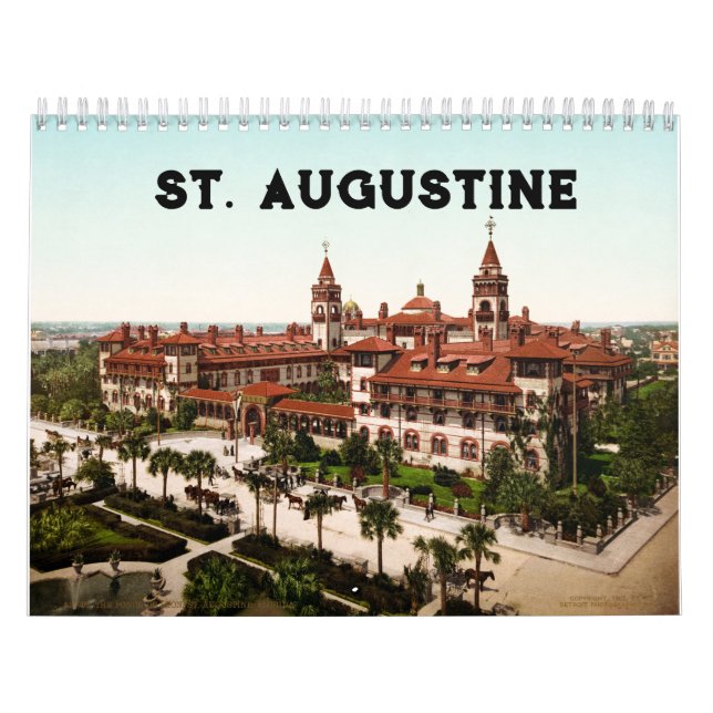 Calendario San Agustín, Florida (Tapa)