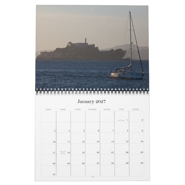 Calendario San Francisco 2012 (Jan 2027)