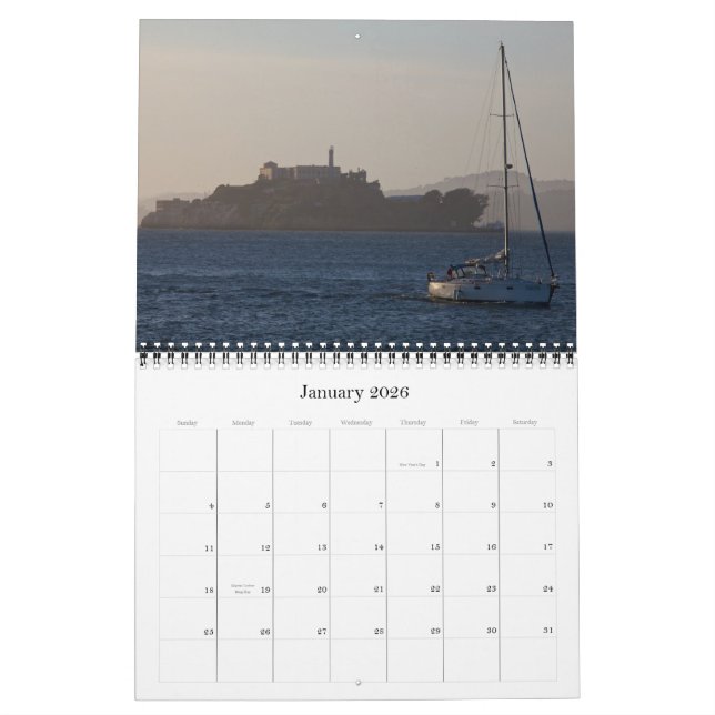 Calendario San Francisco 2012 (Jan 2026)