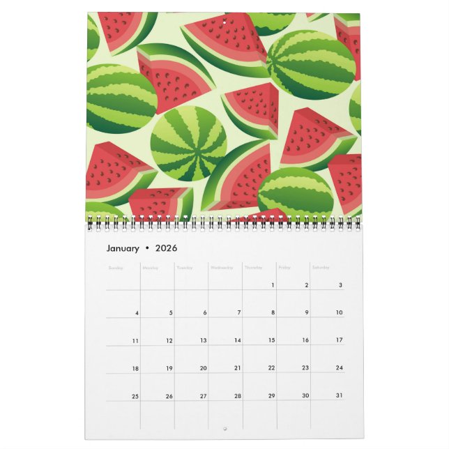 Calendario sandía (Jan 2026)
