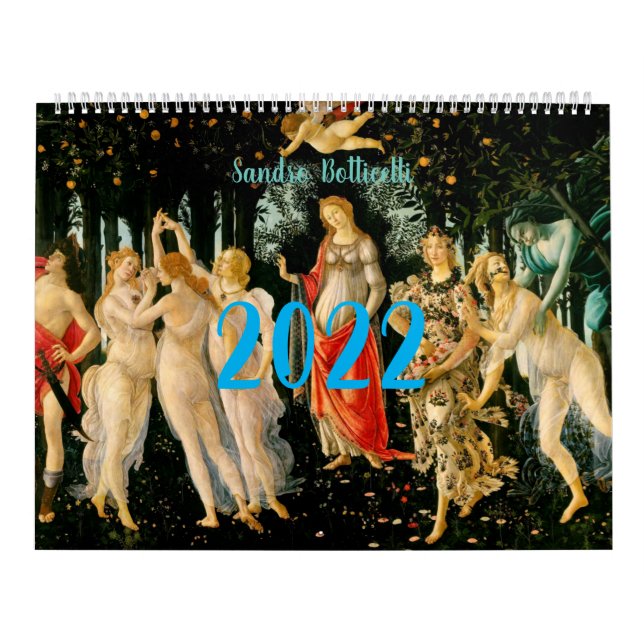 Calendario Sandro Botticelli 2022 (Tapa)