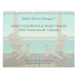 Calendario Sandy Footpaths & Picket Fences - 2026 Calendar
