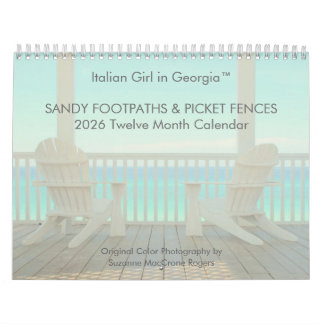 Calendario Sandy Footpaths & Picket Fences - 2026 Calendar