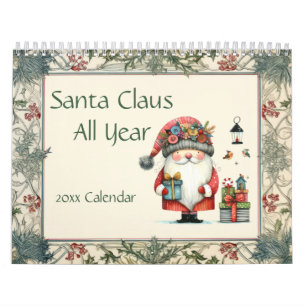 Calendario Santa Claus todo el año