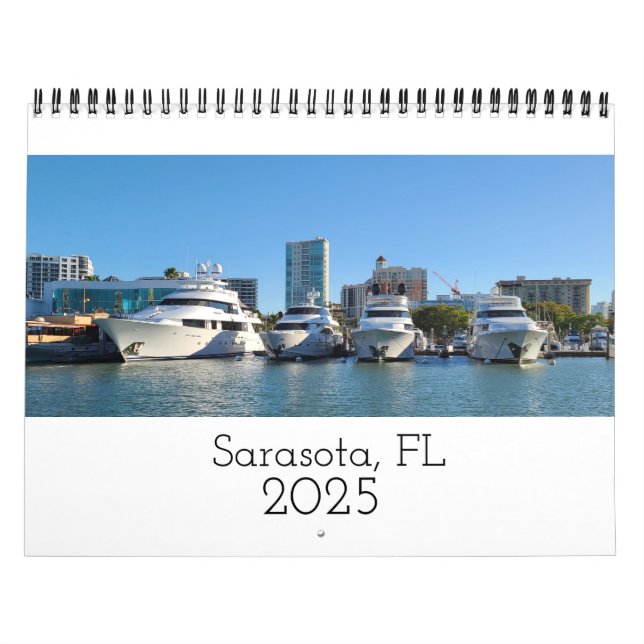 Calendario Sarasota 2025 (Tapa)