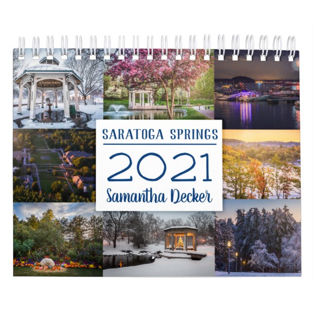 Calendario Saratoga Springs 2021 (Tapa)