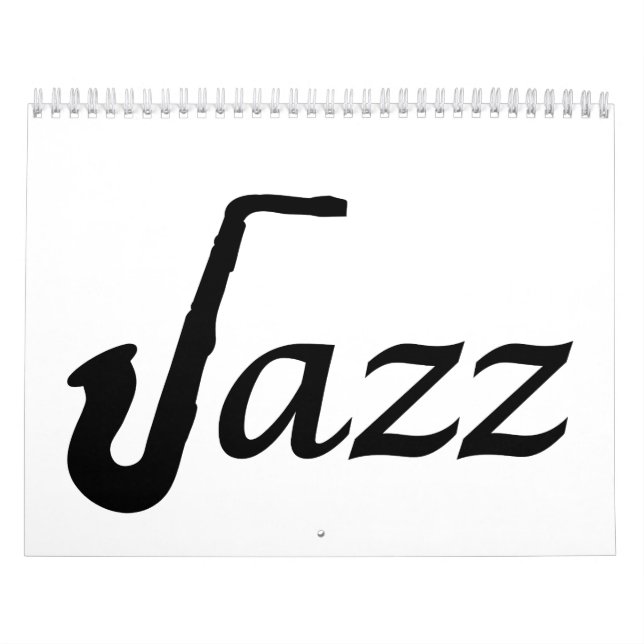 Calendario Saxofón del jazz (Tapa)
