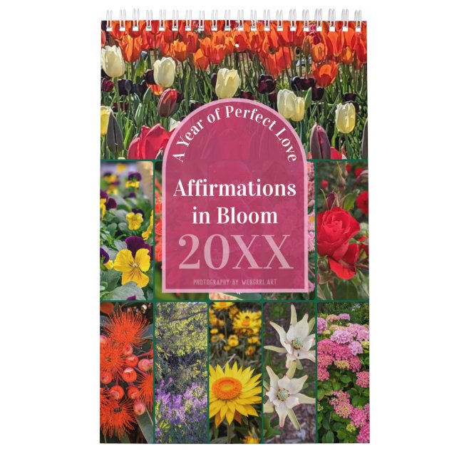 Calendario Say It Daily Affirmations in Bloom 12-months (Tapa)