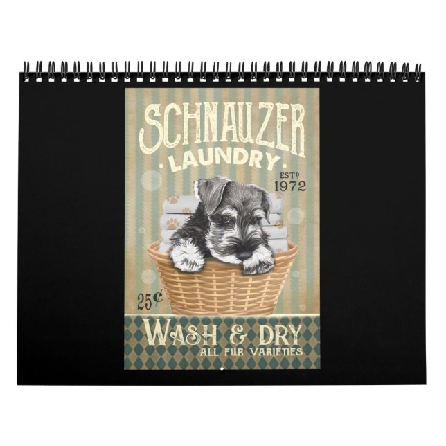 Calendario Schnauzer Dog (Tapa)