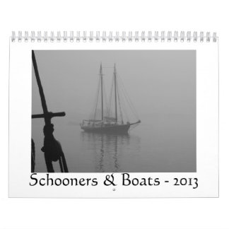 Calendario Schooners y barcos - 2013