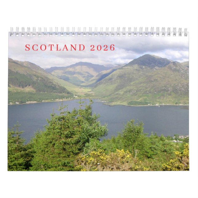 Calendario Scotland 2026 calendar (Tapa)