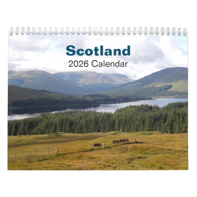 Calendario Scotland Calendar 2026 (Tapa)