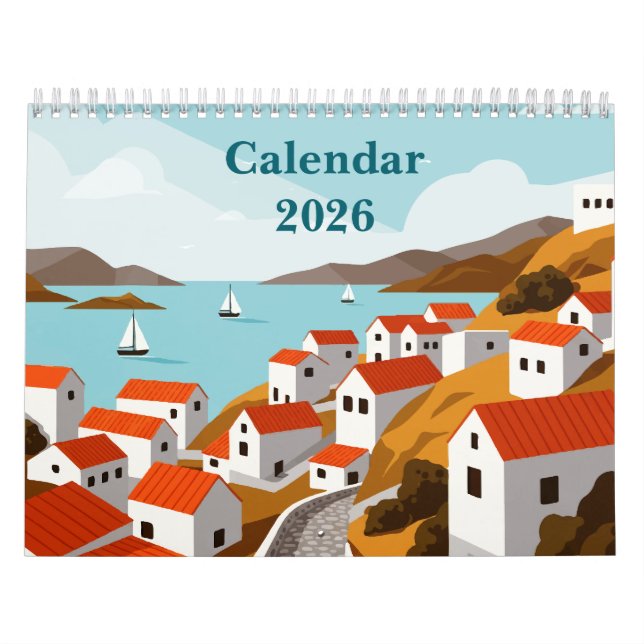 Calendario Sea and beach (Tapa)
