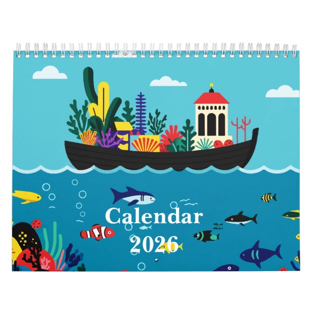 Calendario Sea and beach (Tapa)