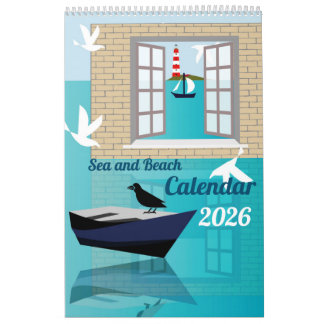 Calendario Sea and Beach Calendar