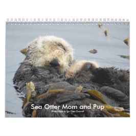 Calendario Sea Otter Mom and Pup Calendar #1