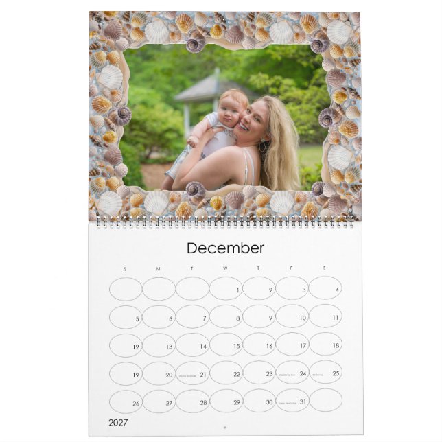 Calendario Seacoast Framed 12-month Family Photo Calendar (Dec 2027)
