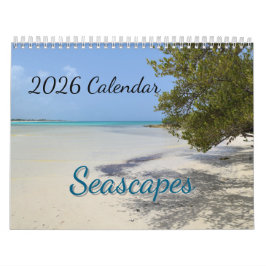 Calendario Seascapes Ocean Sea Tropical