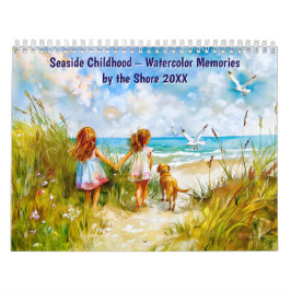 Calendario Seaside Childhood – Watercolor Memories by the Sho