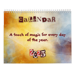 Calendario Seasonal Calendar with Artwork 2025 